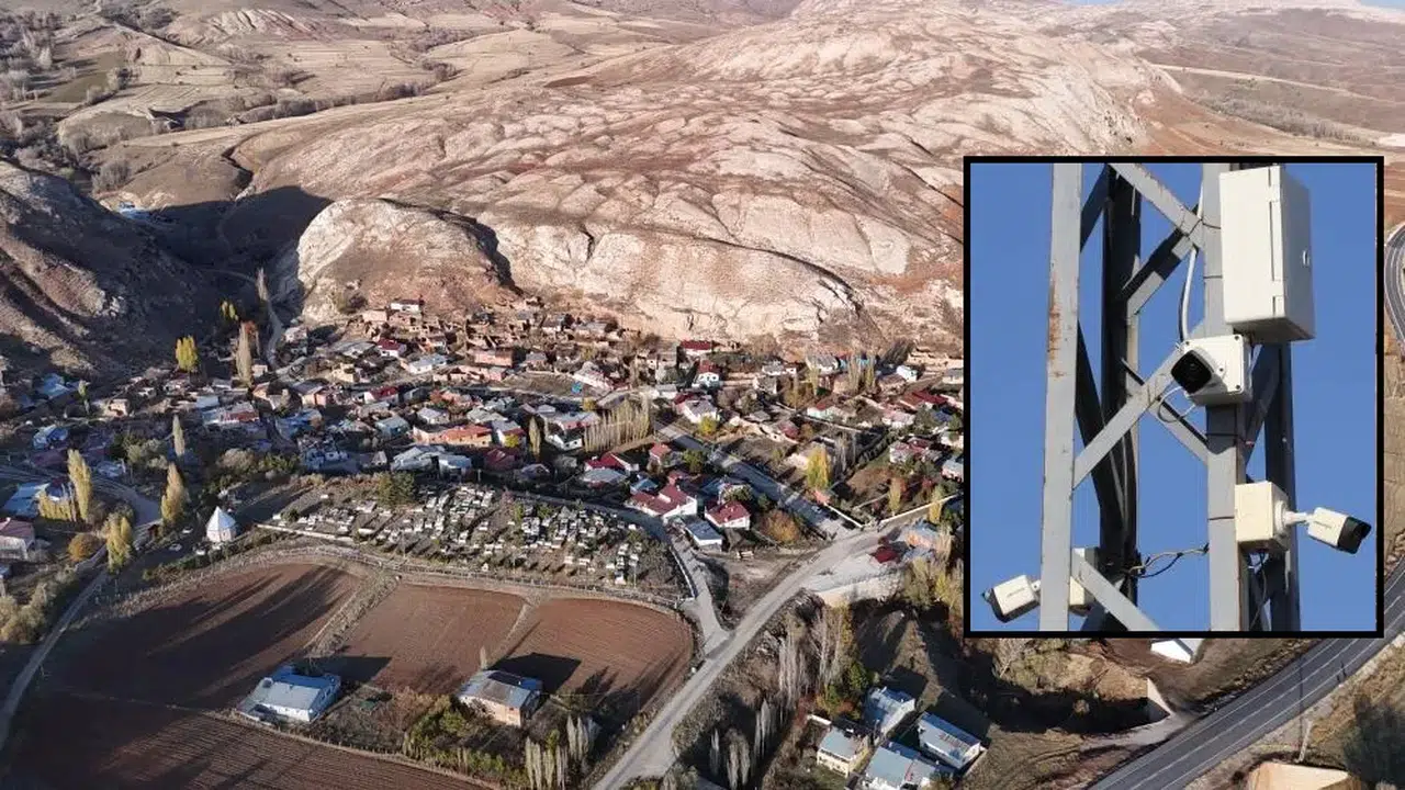 Sivas'ta bu köy 14 kamera ile 7/24 takip ediliyor