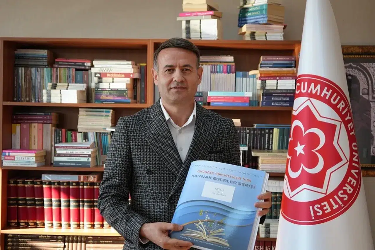 Sivas’ta okuma devrimi: Görme engellilere 450 kitap müjdesi