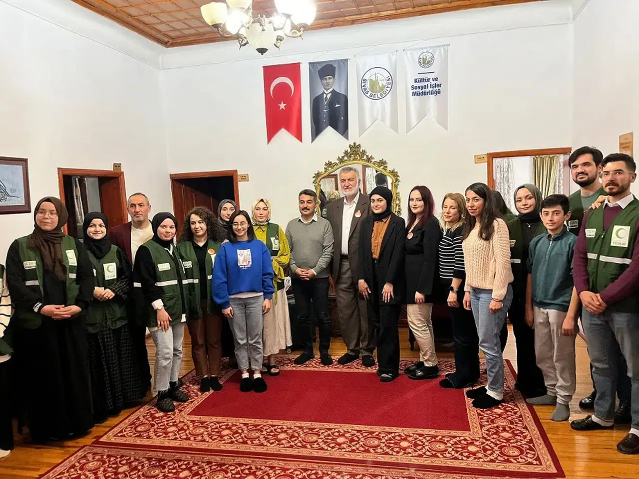 Sivas'ta Yeşil Fincan Buluşmaları'na Müdür Erdoğan katıldı