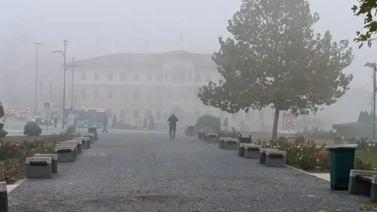 Sivas’ta soğukla birlikte sis alarmı