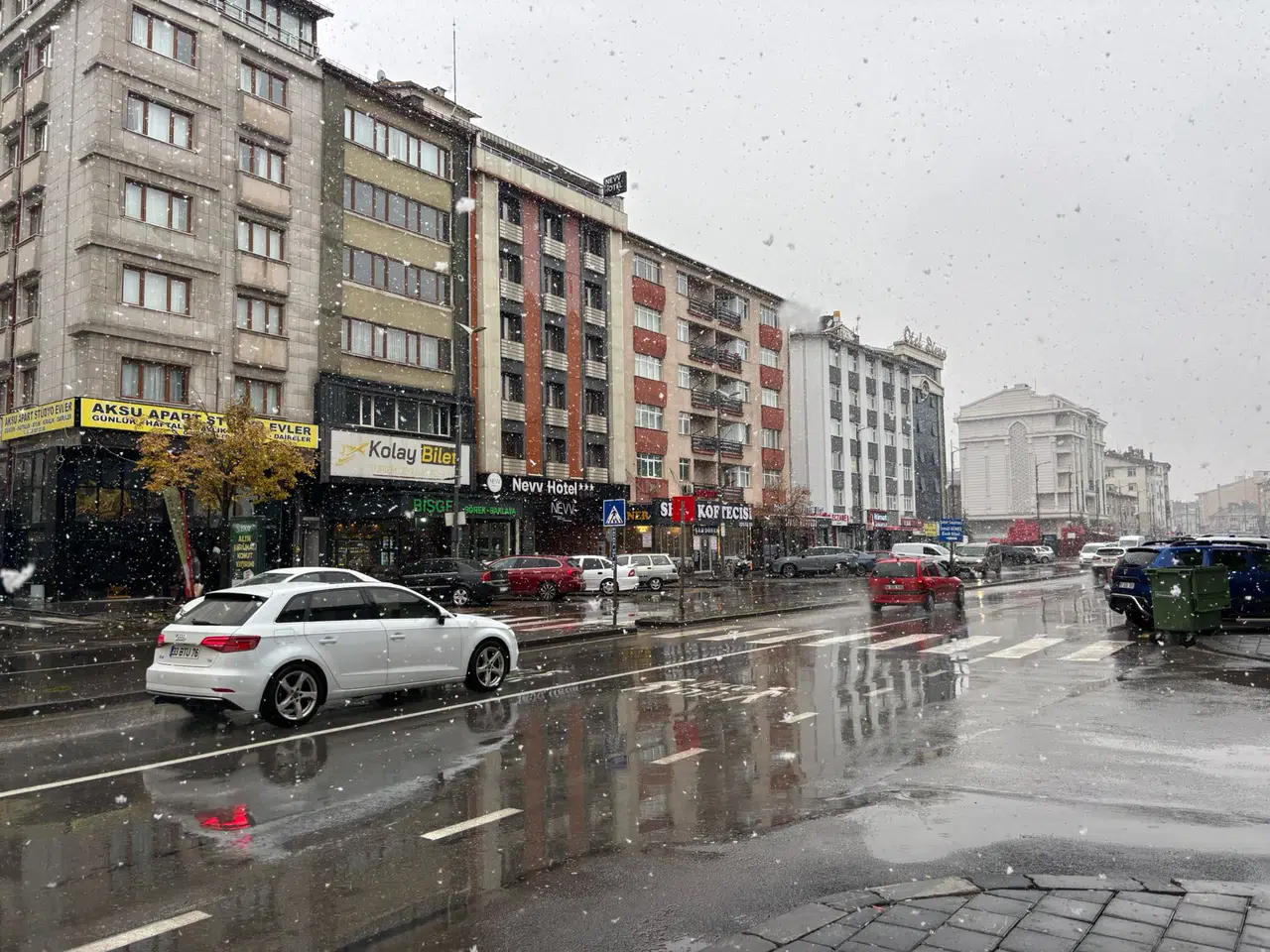 Sivas'a Kışın İlk Karı Düştü! Ama Asıl Tehlike O Değil!