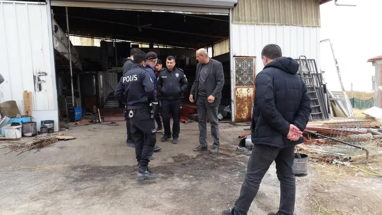 Stajyer öğrenciler ısınmak isterken felaketi yaşadılar!