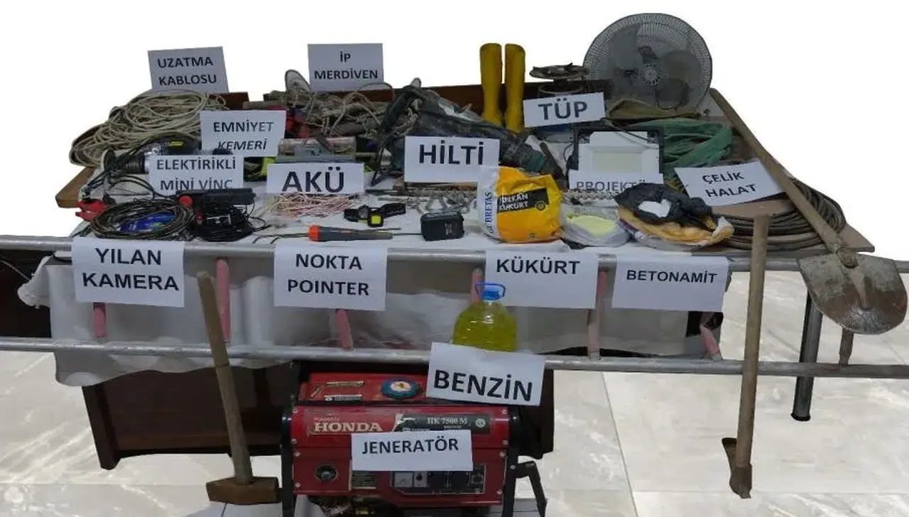 Jeneratörden yılan kameraya: Ele geçenler şaşırttı