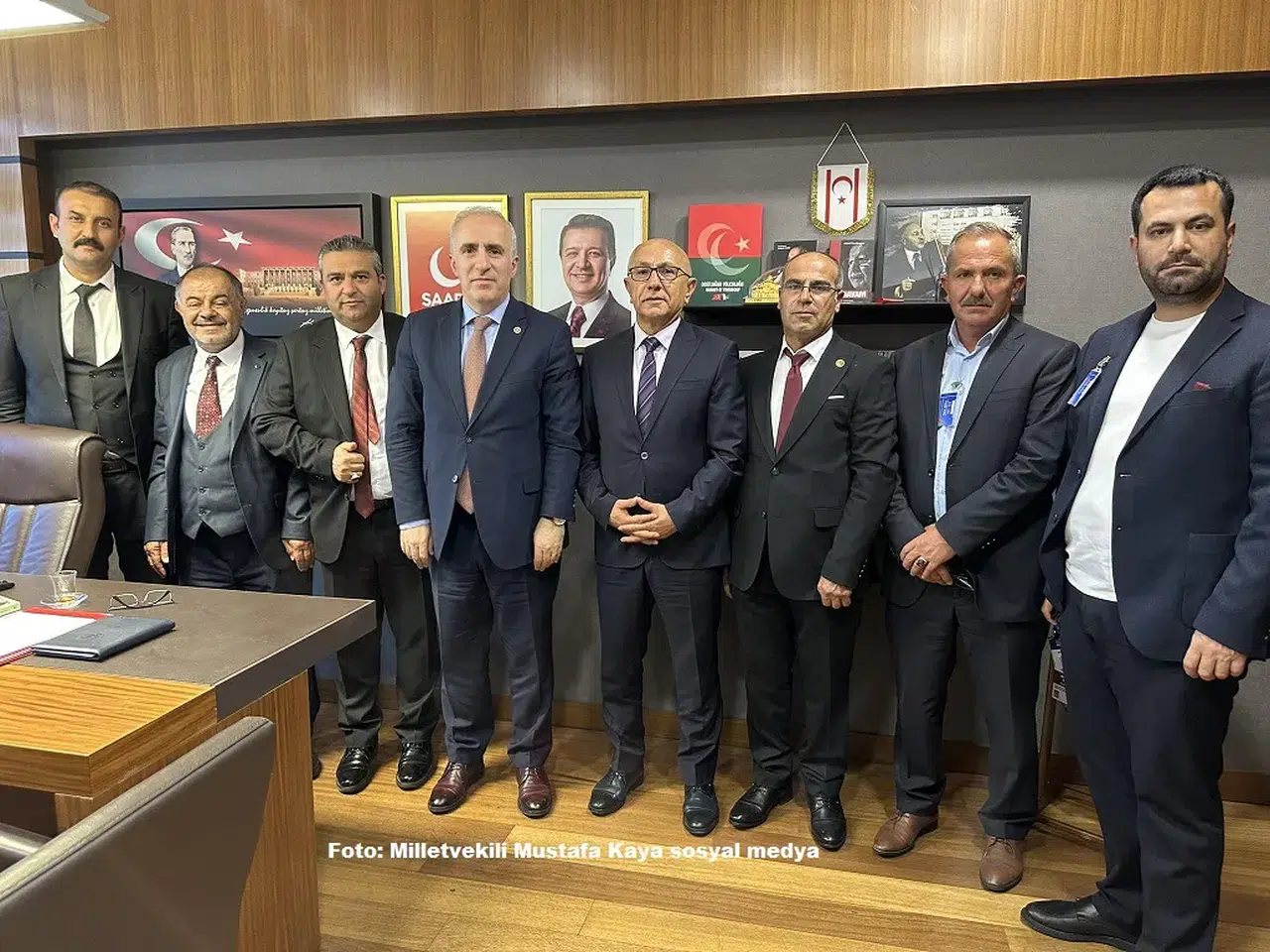 Sivaslı heyetten Milletvekili Mustafa Kaya’ya anlamlı ziyaret