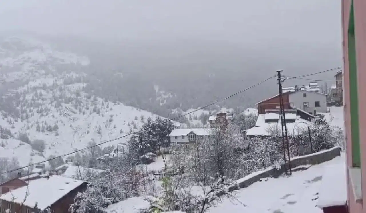 Sivas beyaza büründü: Geminbeli Geçidi’nde sürücüler zor anlar yaşadı