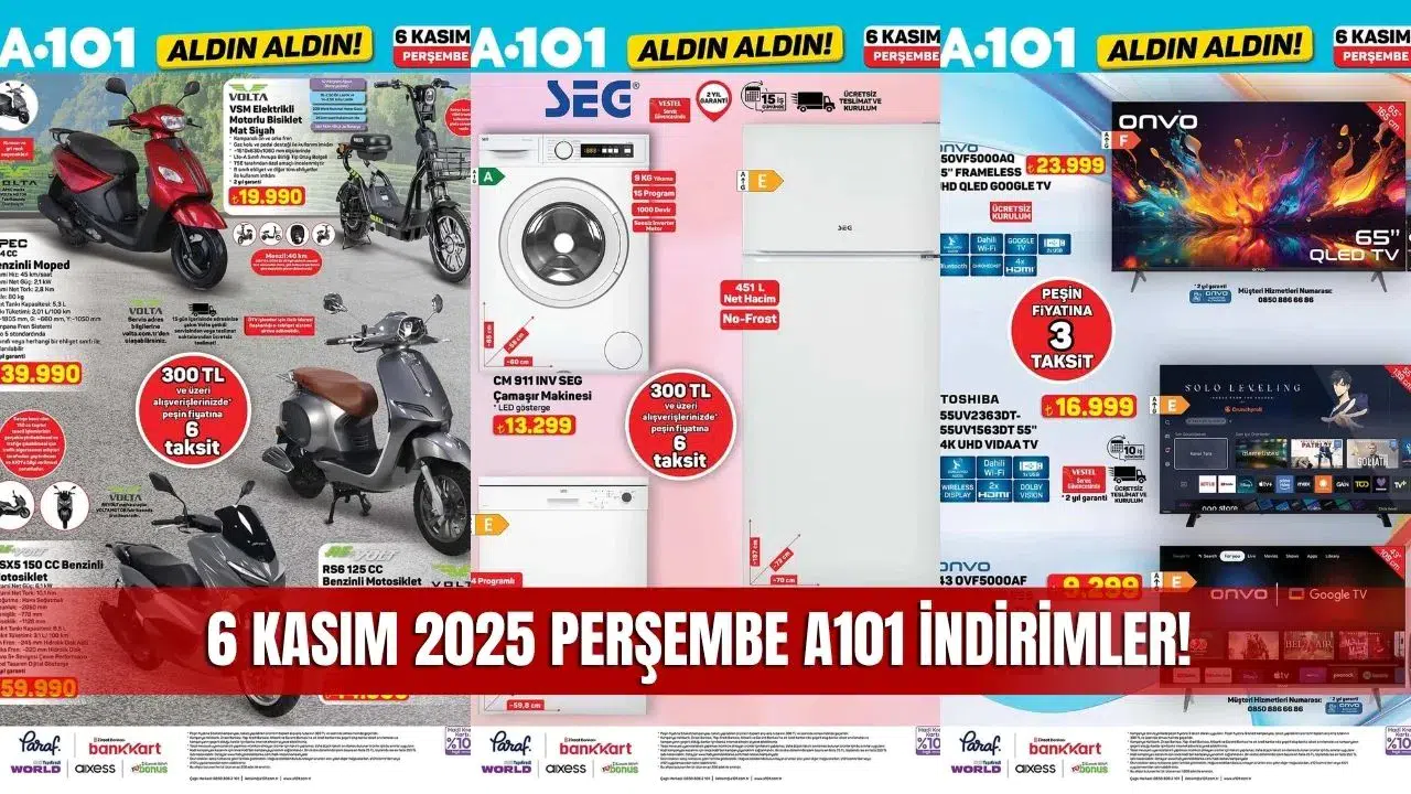 A101 6 Kasım 2025 Aktüel Kataloğu: Sivas'ta Haftanın Büyük İndirimleri Başladı