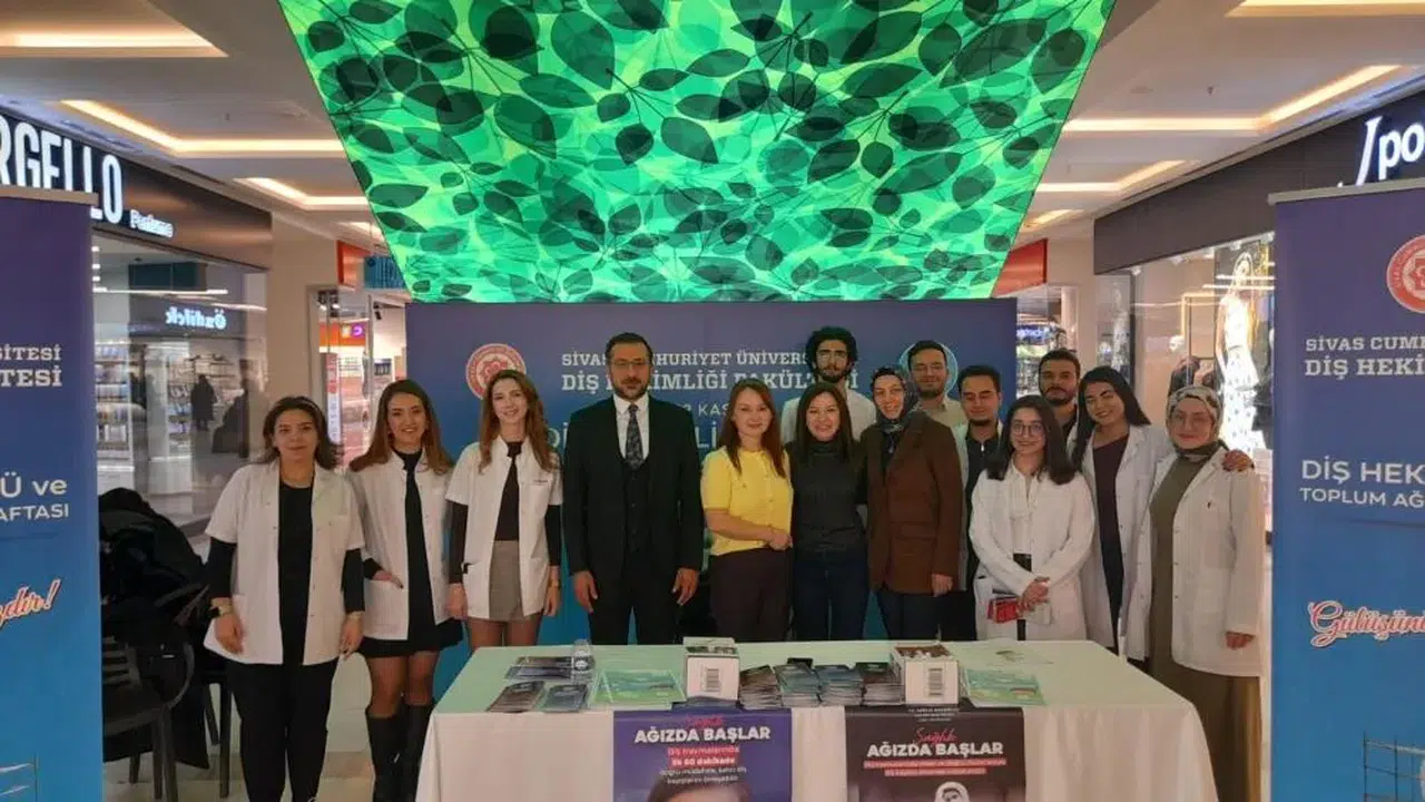 22 Kasım Ağız ve Diş Sağlığı Haftasında Sivas’ta Örnek Etkinlik