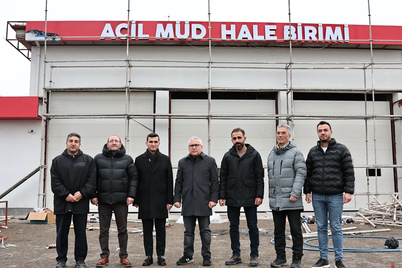 Vali Şimşek, Demirağ OSB Acil Müdahale Birimi'ni Denetledi