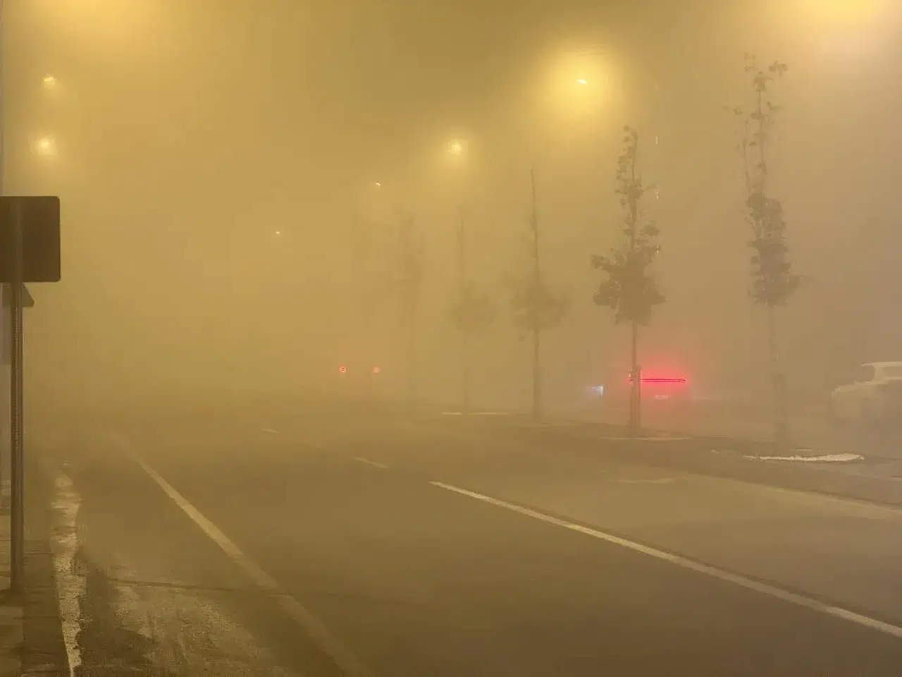 Sivas sislerin içinde büyülü bir kent oldu