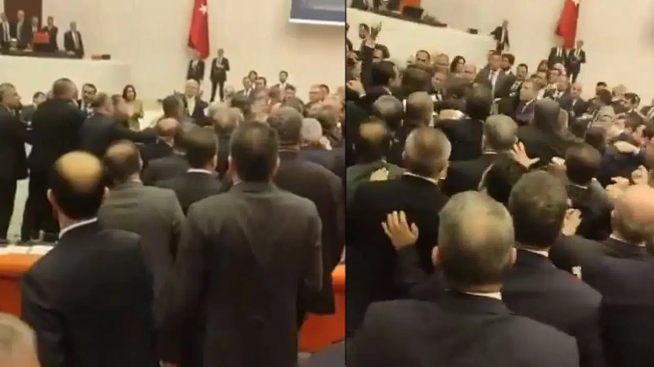 Meclis'te yumruklar konuştu: Bütçe görüşmelerinde gerilim!