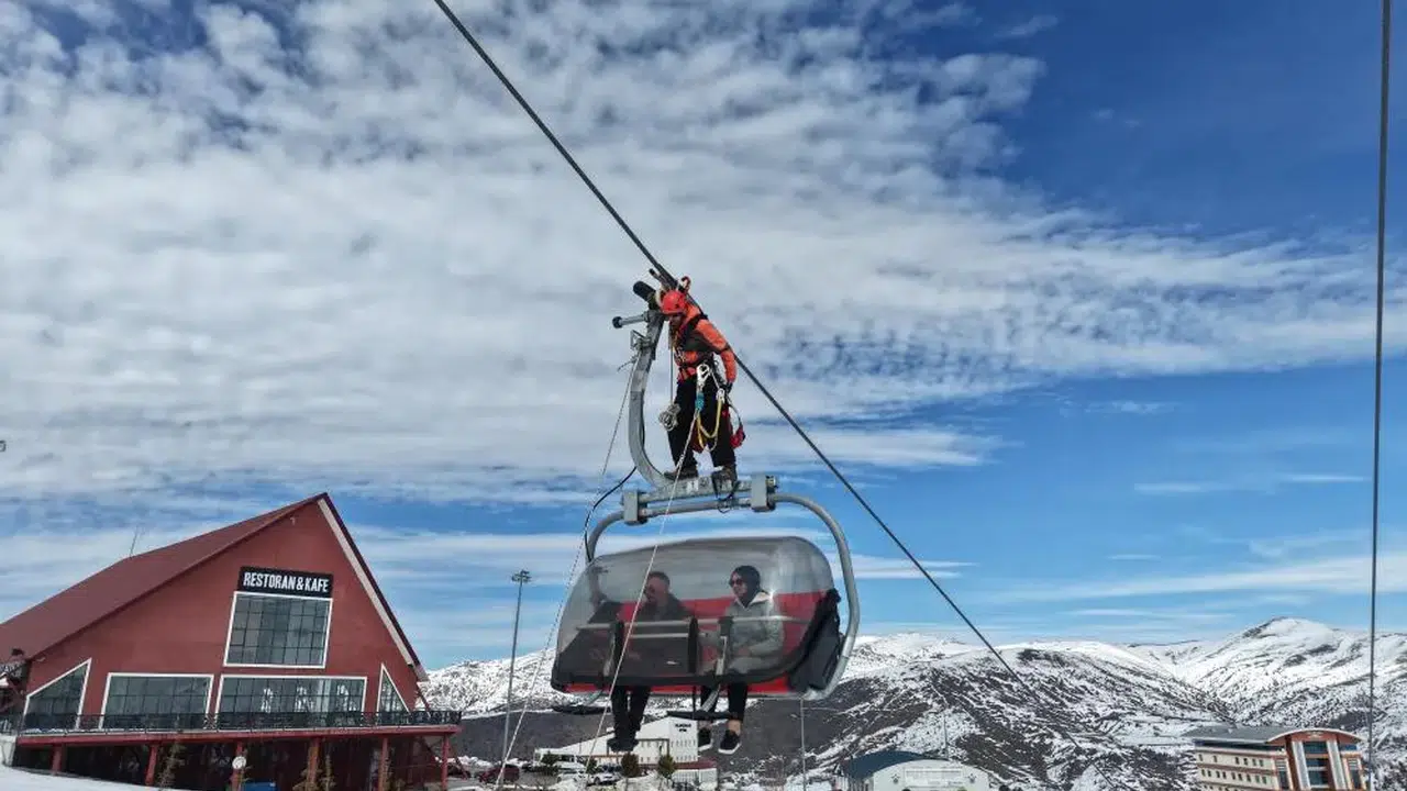 Sivas Kayak Merkezi Acil Durumlara Hazır: Yıldızdağı’nda Tatbikat Heyecanı