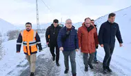 Sivas Valisi'nden karla mücadeleye yakından takip