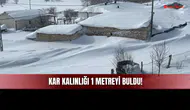 Sivas’ta 10 Yıl Sonra Bir İlk! Kar Kalınlığı 1 Metreyi Aştı!