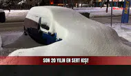 20 Yılın En Sert Kışı! Sivas'ta Araçlar Dev Kar Kütlelerinin Altında Kayboldu!