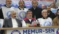 Sivas'ta Memur-Sen’den ilk maaş gününde sert tepki