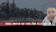 Sivaslı Muhtardan Ezber Bozan Hareket! Erol Çakmak Kar Küreme Aracının İçinden Anlattı!