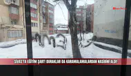 Sivas’ta eğitim şart! Duraklar da karalamalardan nasibini aldı!