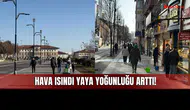 Kar ve Soğuk Bitti, Sivas'taki Yaya Trafiği Arttı!!