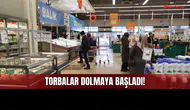 Sivas'ta alışveriş torbaları erkenden dolmaya başladı!