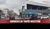 Sivas'ın Bu Bölgesindeki Düzensiz Parklanma Trafiği de Halk Otobüsü Akışını da Aksatıyor!