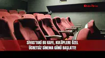 Sivas'taki Bu Kafe, Kulüplere Özel Ücretsiz Sinema Günü Başlattı!