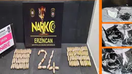 Midelerinde sakladılar polisten kaçamadılar!
