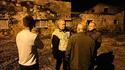 Başkan Adem Uzun’dan Yanan Köy İçin Önemli Mesaj ve İnceleme