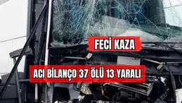 Katliam Gibi Kaza Otobüs Şarampole Yuvarlandı 37 Kişi Hayatını Kaybetti!