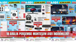18 Aralık 2025 A101 Kataloğu: Teknoloji, Beyaz Eşya ve Elektrikli Araçlarda Büyük İndirimler