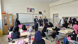 Sivas'ta hafızlıkla birlikte eğitim gören öğrencilere ziyaret