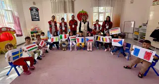 Sivas’ta renkli buluşma: Erasmus ruhu miniklere dokundu
