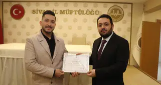 Sivas’ta Din Görevlilerine Talim Tashih-i Huruf Belgesi