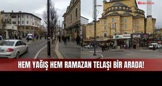 Yağışlı ve Soğuk Hava da Sivas'taki Ramazan Yoğunluğunu Durduramadı!