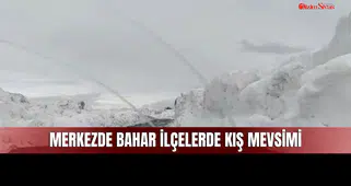 Sivas Merkez ve İlçelerdeki Mevsim Farkı Dikkat Çekiyor!