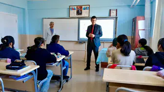 Sivas Ulaş’ta Karacalar öğrencilerle buluştu