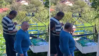 Teleferikle mezar yolculuğu: Köylüler isyan etti