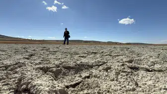 Bir zamanlar kuş cennetiydi… Gölet tamamen kurudu