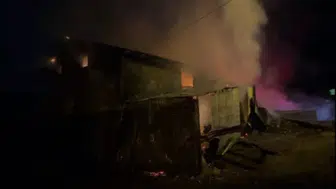 Sivas’ta Korku Dolu Anlar! Ahır Alev Alev Yandı!