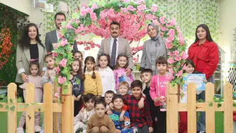 Sivas'ta miniklerin gününe değer katan sürpriz buluşma