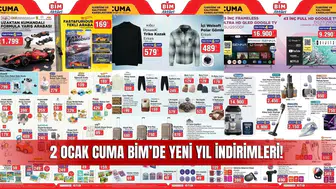 Sivas BİM 2 Ocak 2026 Aktüel Kataloğu: Yeni Yılda Büyük İndirimler!