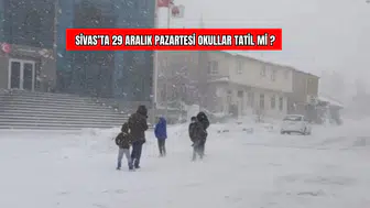 Sivas’ta 29 Aralık Pazartesi Okullar Tatil Mi?
