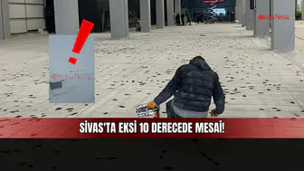 Eksi 10 derecede mesai! Sivas’ta inşaat işçilerinin zorlu mücadelesi!