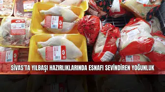 Sivas’ta yılbaşı hazırlıklarında esnafı sevindiren yoğunluk