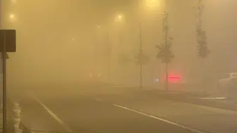 Sivas sislerin içinde büyülü bir kent oldu