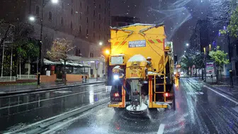 Sivas'ta Buzlanmaya Karşı Gece Gündüz Süren Mücadele