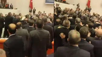 Meclis'te yumruklar konuştu: Bütçe görüşmelerinde gerilim!