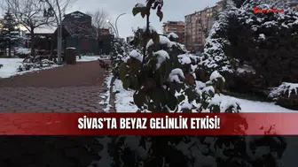 Sivas’ta Beyaz Gelinlik Etkisi! O Bölgedeki Sessizliği Bozan Tek Şey Deklanşör Sesi Oldu