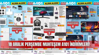 18 Aralık 2025 A101 Kataloğu: Teknoloji, Beyaz Eşya ve Elektrikli Araçlarda Büyük İndirimler