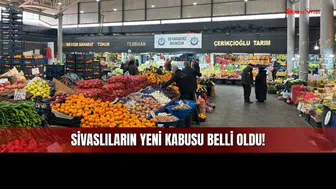Tezgahlara Bakıp Geçiyorlar! Sivaslıların Yeni Kabusu Belli Oldu!