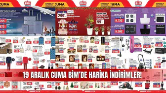 BİM 19 Aralık 2025 Aktüel Ürünler Kataloğu: TCL TV, Philips Ev Aletleri ve Büyük İndirimler